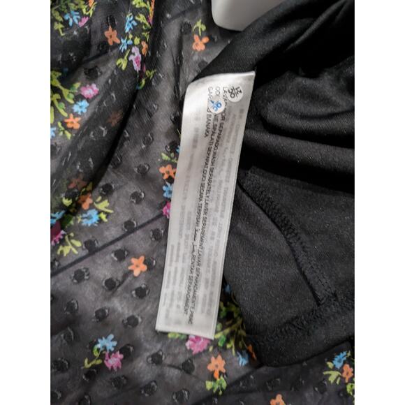 Zara Lace Floral/Black Maxi dress Size S - Picture 7 of 8